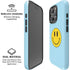 Blue Happy Face iPhone 16 Pro Magsafe Impact Case